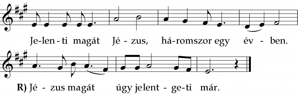 Jelenti magát Jézus Jelenti magát Jézus